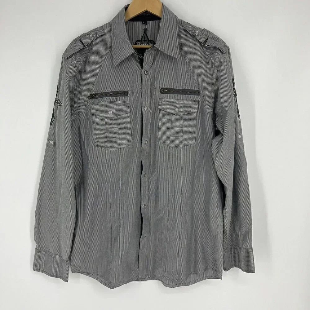 Roar Shirt Tab Long Sleeve Pearl Snap